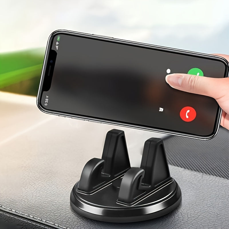 Universal 360 Degree Rotatable Car Phone Mount Non-Slip ABS Adjustable Dashboard Holder