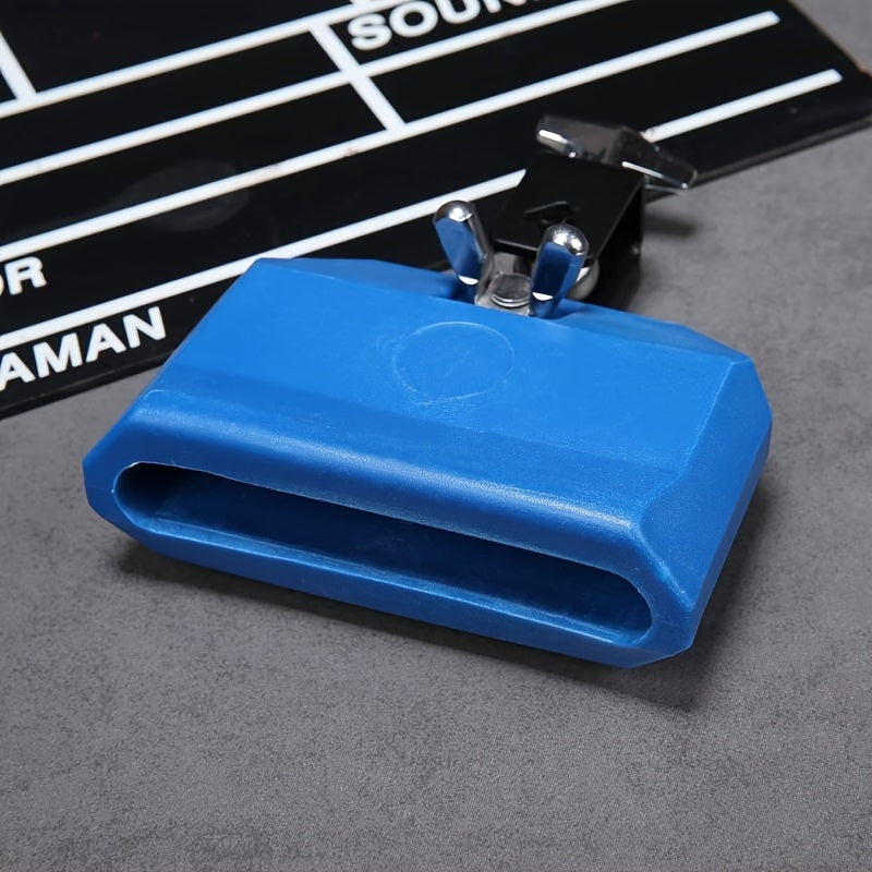 Red Blue Plastic Latin Percussion Jam Block for Musical Performance
