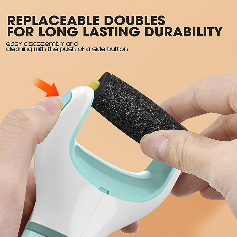 Lima eléctrica para pies, removedor de callos recargable con batería de litio