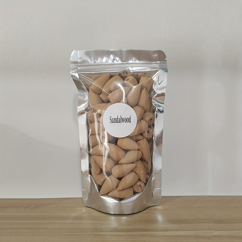 Sandalwood Rose Agarwood Incense Cones for Home Fragrance Yoga Relaxation Not Included