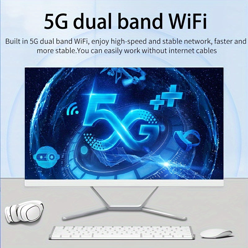 Ordenador todo en uno de 24 pulgadas con Intel Core i5-2320, 16GB de RAM, 256GB SSD, pantalla de 1920x1080