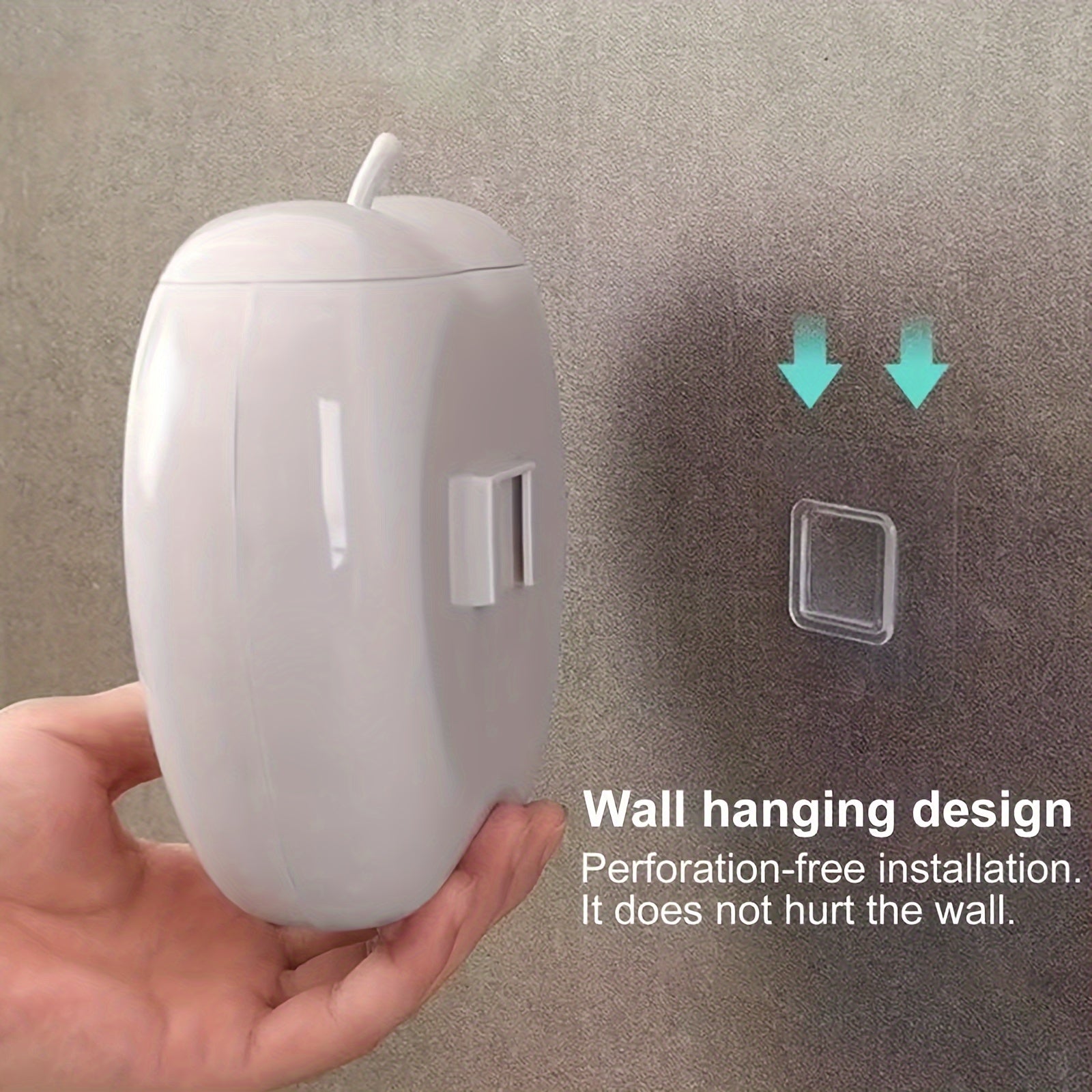 Plastik sumkalar, quloqchinlar va dush qoplari uchun qulay devorga o'rnatiladigan saqlash qutisi - asboblar kerak emas, oson o'rnatish uchun xavfsizlik plyonkasi bilan birga, oshxona yoki hammomda chiqindi sumkalarini saqlash uchun mukammal.