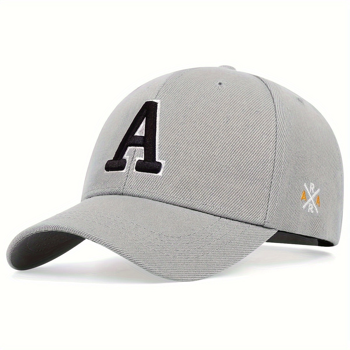 Men's Baseball Cap with A Letter Embroidery Lightweight Sun Protection Casual Outdoor Cap for Spring and Autumn Travel