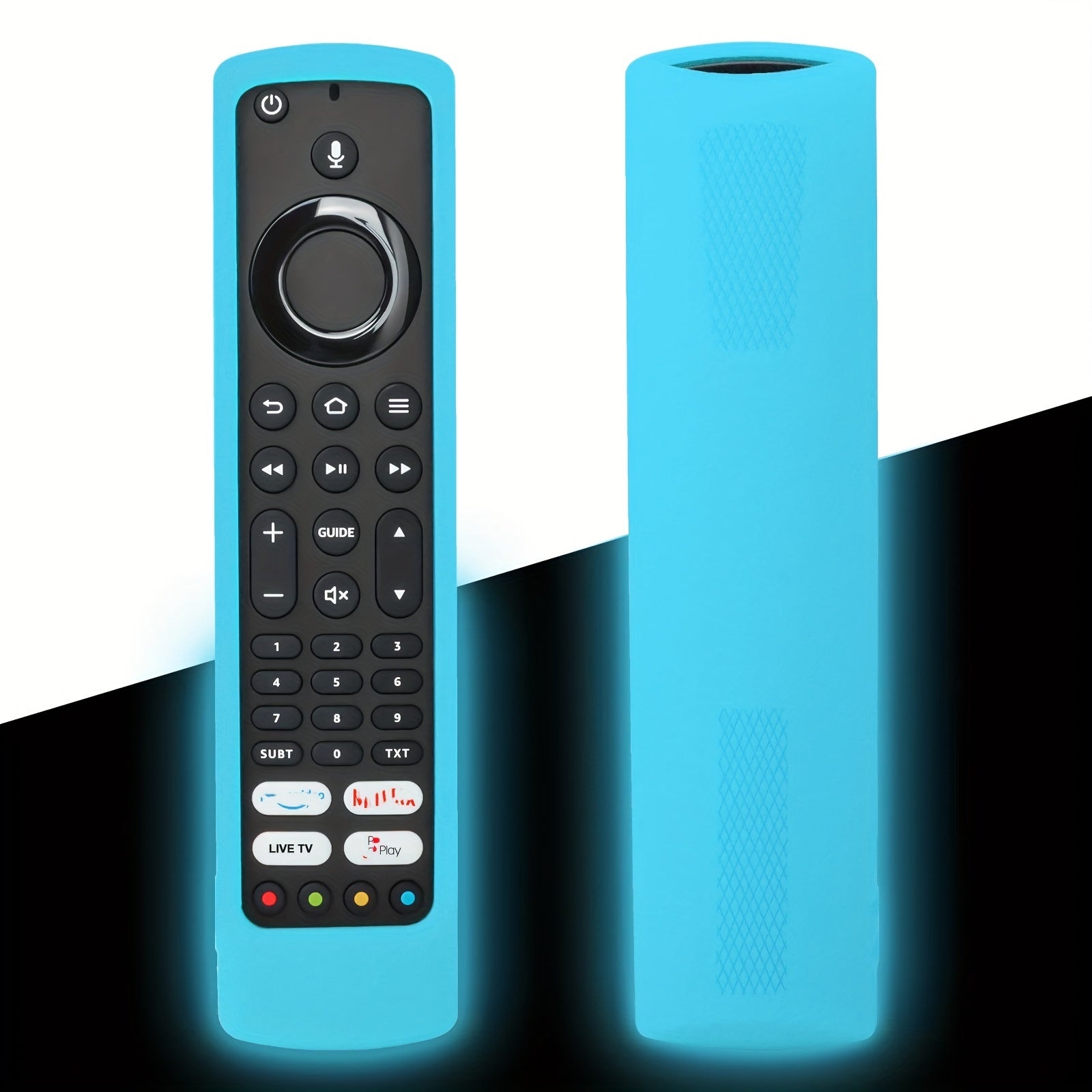 Funda de silicona para control remoto para TV y mandos de medios, funda duradera para Toshiba, JVC, Xiaomi Fire TV, TCL