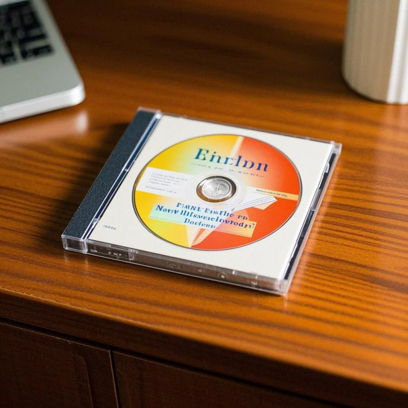 Writeable CD Surface for Custom DVD Covers Non-Wood Battery-Free Easy to Use