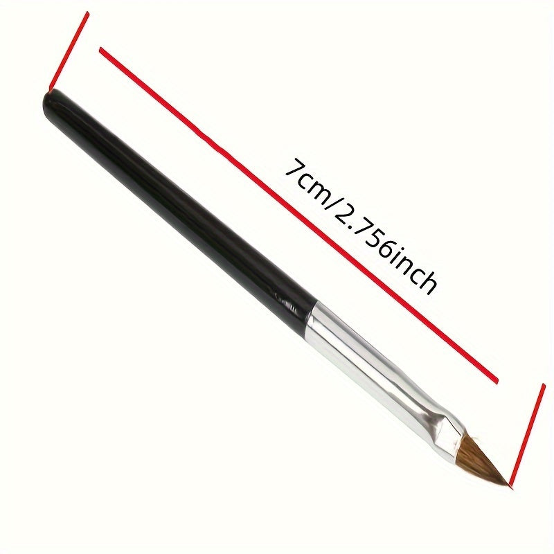 Женский водостойкий черный гель для подводки глаз с кисточкой