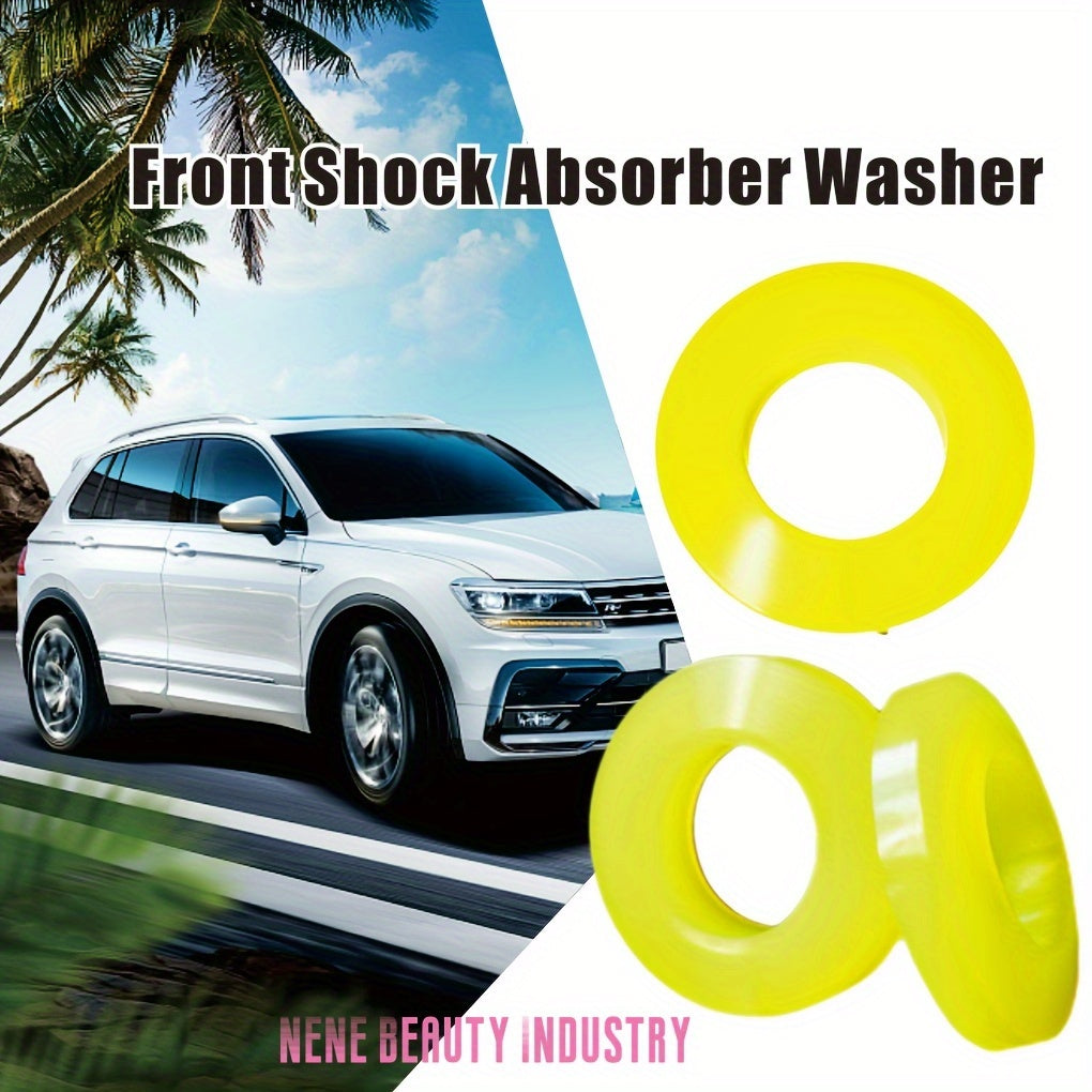 2-Pack Universal Rubber Shock Absorber Mounts for Suspension Damping