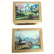 Bamboo Storage Box for Tea and Coffee Kitchen Organizer