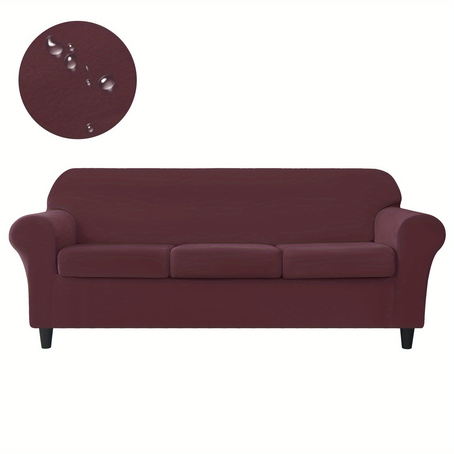 Waterproof Sofa Covers Set with Cushions for 3-Seater Lounge Furniture