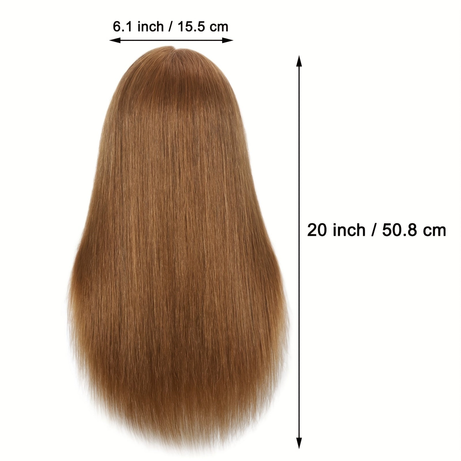 Cabeza de maniquí de cabello humano para entrenamiento de peluquería y práctica de peinado