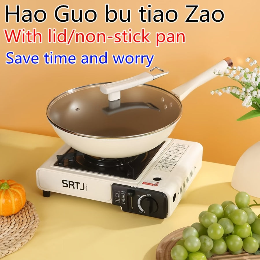 1 шт. универсальной антипригарной чугунной сковороды с восьмиугольной формой и плоским дном, идеально подходящей для легкого приготовления на индукционных и газовых плитах. Идеально для домашнего использования и известна своей популярностью в интернете.