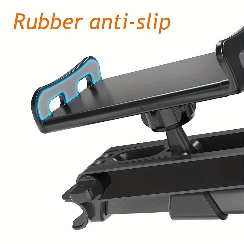 360° Rotatable Car Phone and Tablet Holder for 10-28cm Devices Black Red