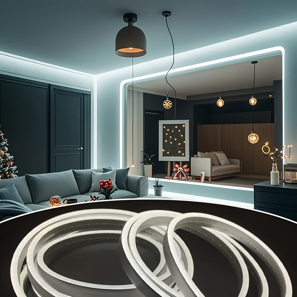 12V LED Neon Flexible Strip Light 5 Meter Indoor Outdoor Advertising Sign Ambient Lighting