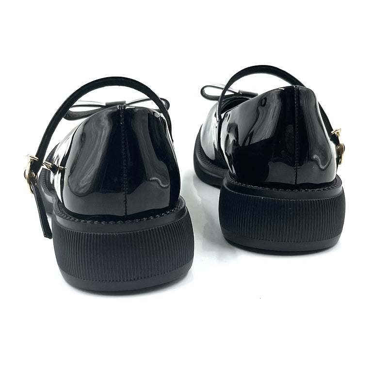 Women’s Microfiber Mary Jane Loafers Slip-On Casual Comfort Shoes