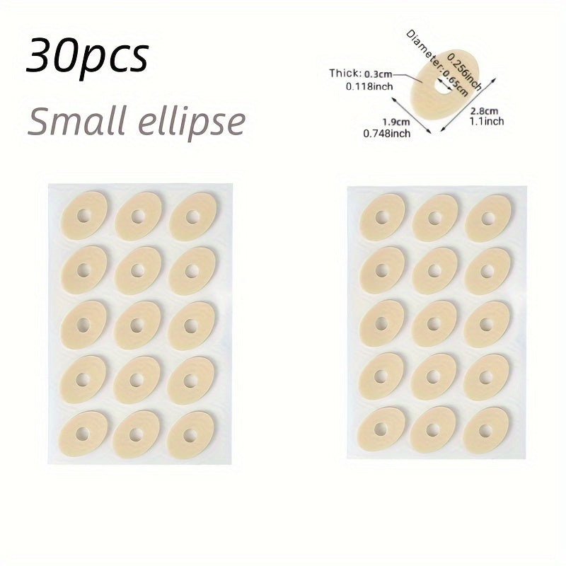 30-Piece Latex Corn Cushions Foot Callus Prevention Pads Non-Slip Comfort