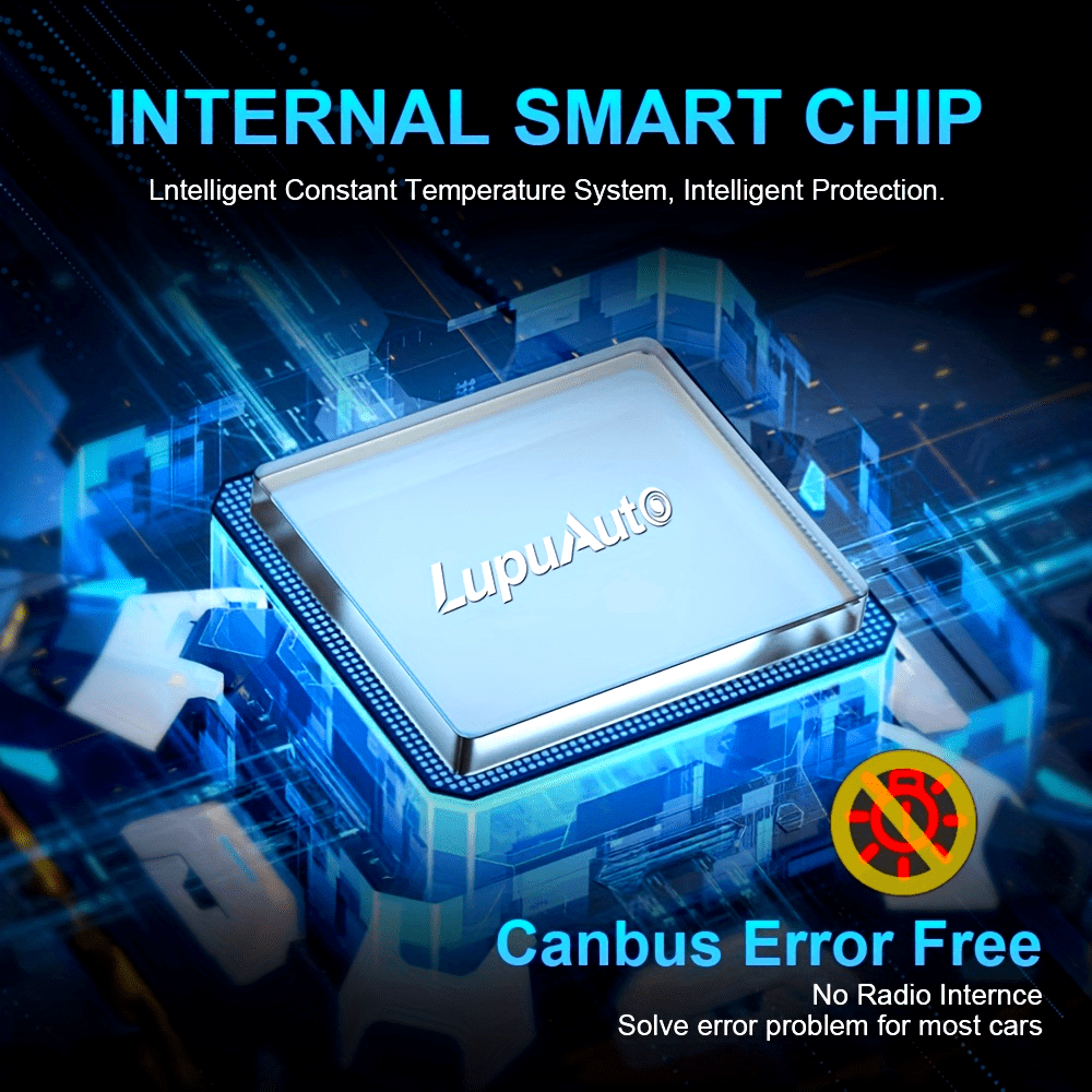 Motorcycle LED Headlight Bulb 9003 6000K Cool White 1500LM Plug & Play