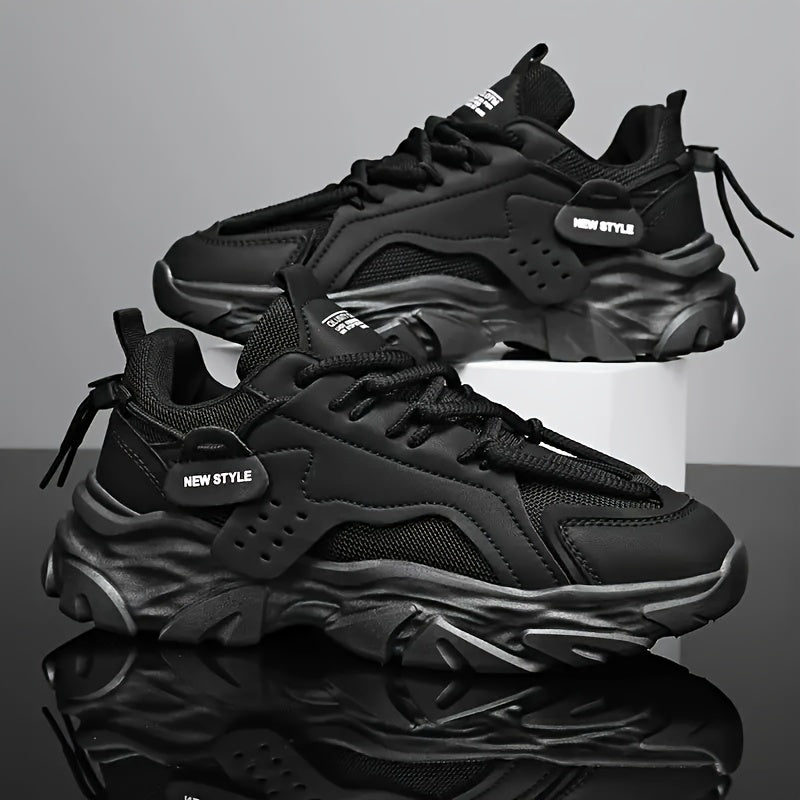 Men's Plus Size Sneakers Non-Slip Thick Soles Breathable Mesh Casual All-Season