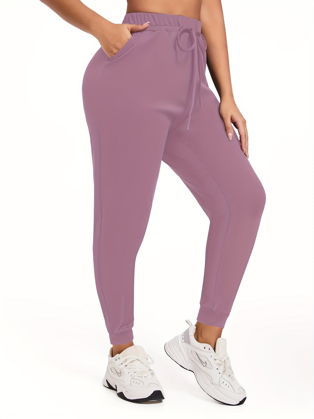 Women's Large Yoga Leggings Set 3 Piece Casual Drawstring Sports Easy Wear