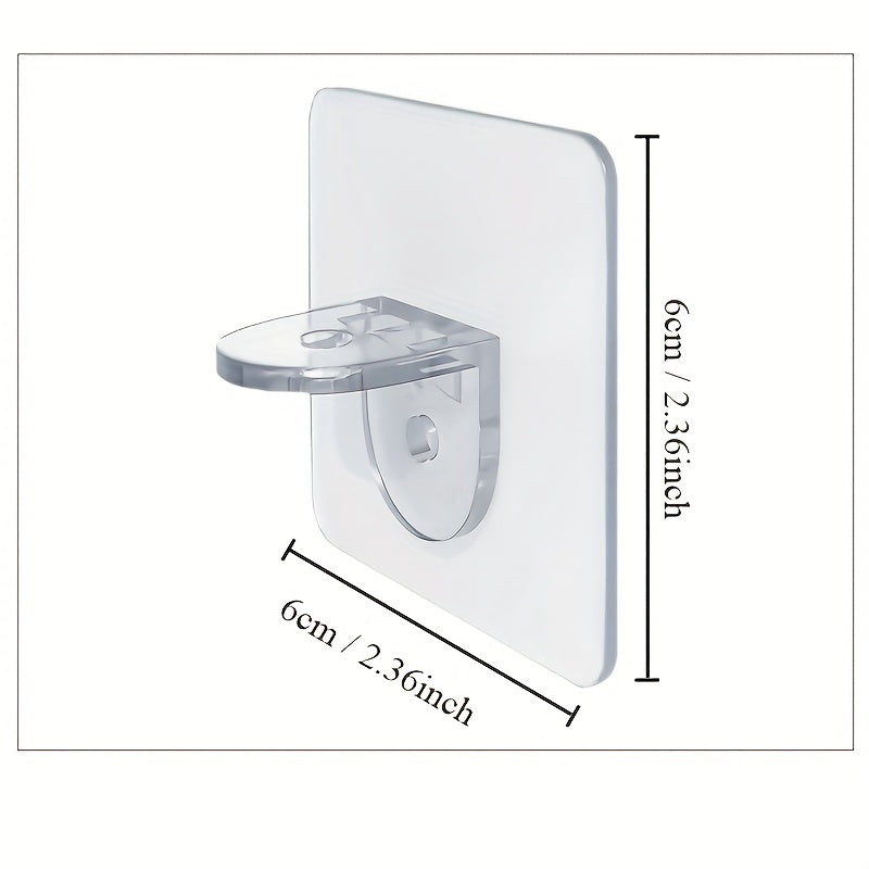 10 шт. кронштейнов для полок шкафа для организованного хранения на кухне, в спальне, ванной и офисе.
