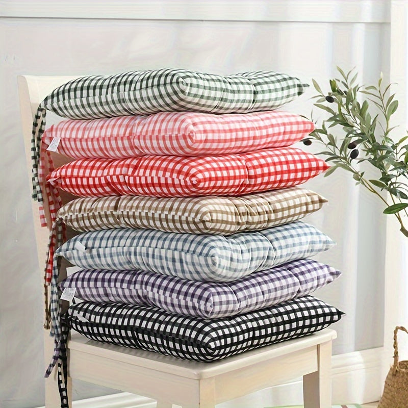 Plush Seat Cushion and Stool Pad with Felt Cover for All Seasons