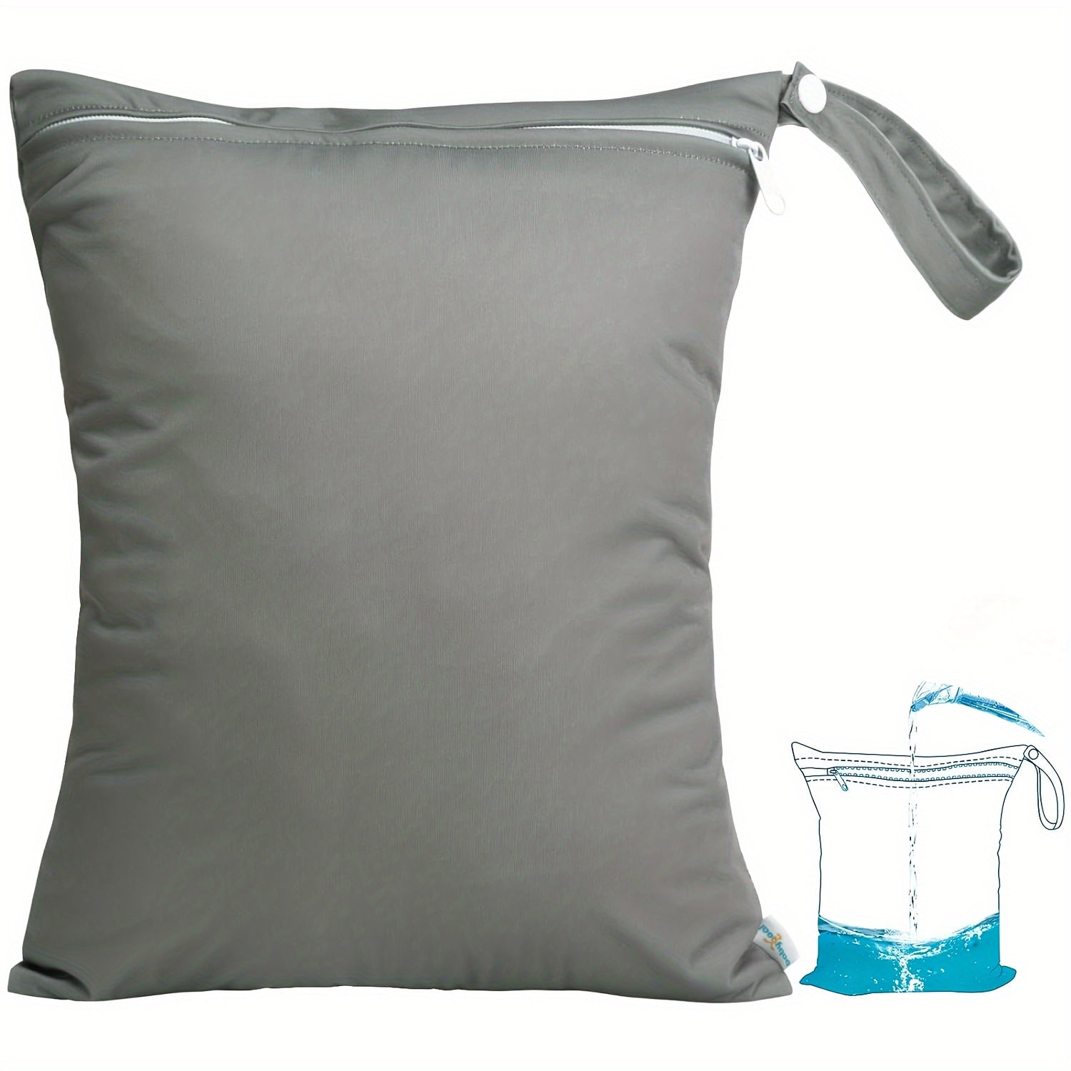 Suv o'tkazmaydigan almashtirish sumkasi pampers, siydik yostiqlari, sport, suzish va nam buyumlar uchun - yuvilishi mumkin va quruq ham, nam ham foydalanish uchun mos.