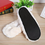 Women's Fleece-Lined Plush Slippers Non-Slip Home Shoes Multiple Colors