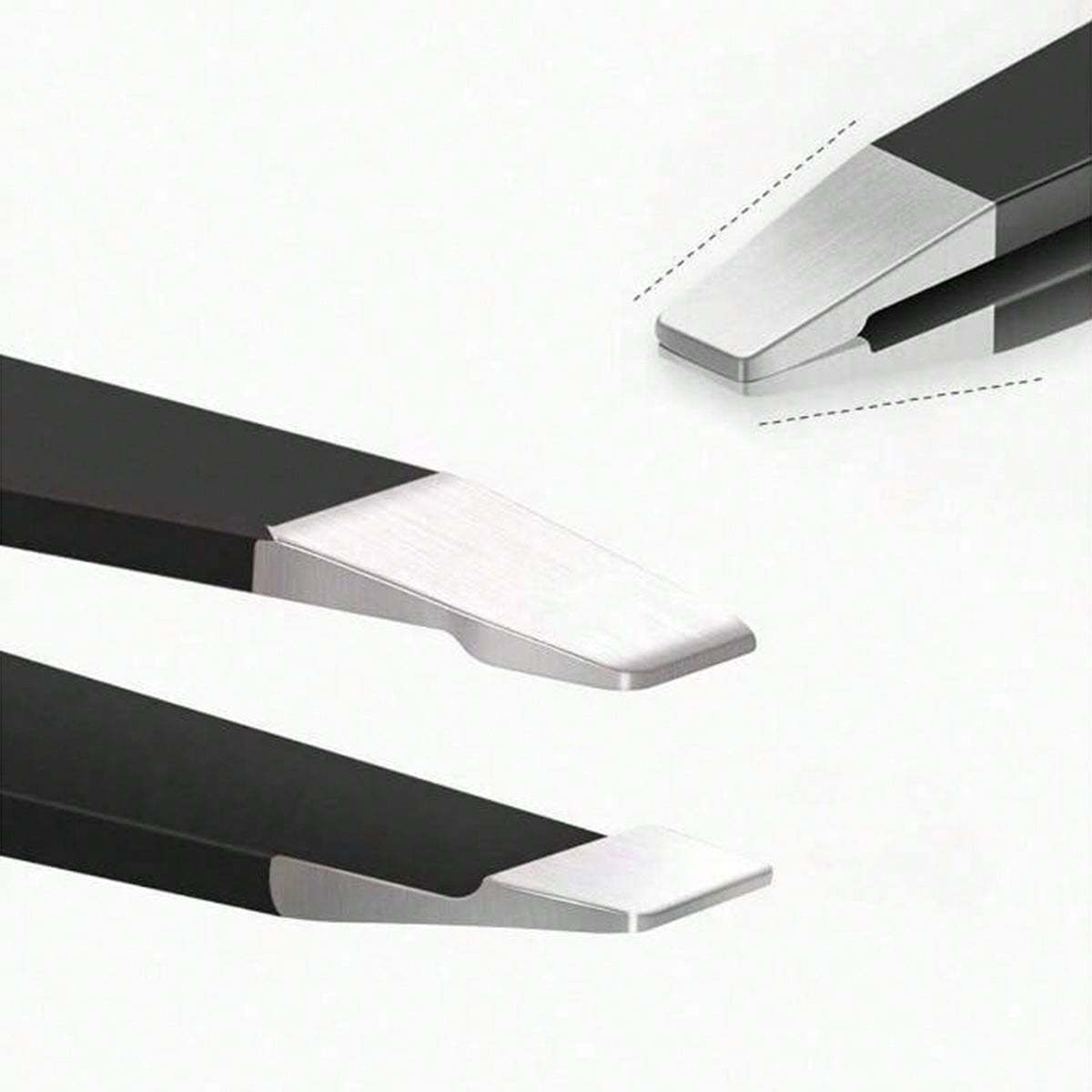 Многофункциональный набор пинцетов для бровей из нержавеющей стали для точного удаления волос