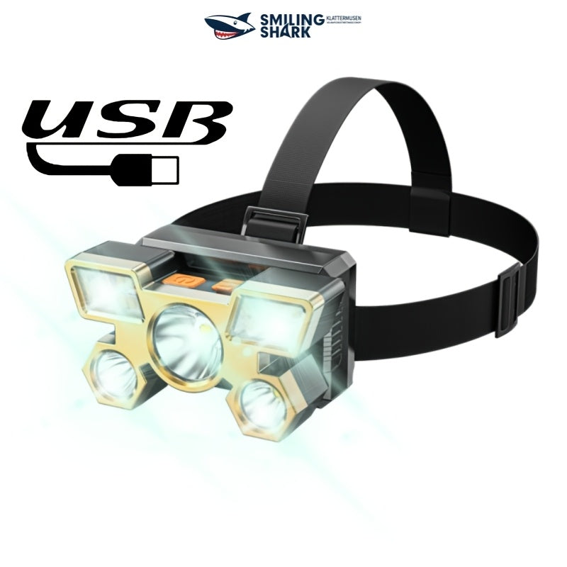 Ultra-Bright LED Headlamp Rechargeable USB Camping Running Night Fishing