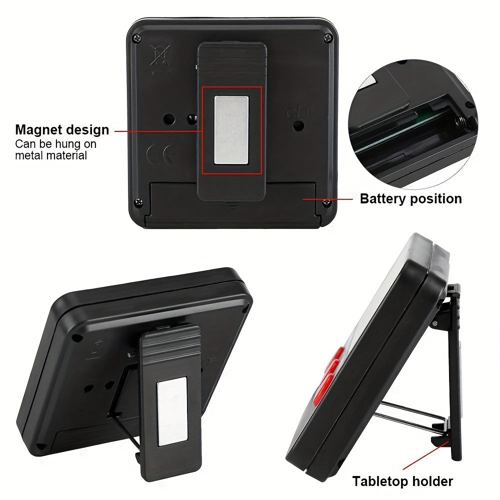 Digital LCD Thermometer Hygrometer for Incubators and Outdoor Pets with External Probe