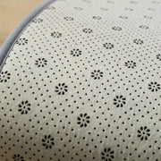 Non-Slip Polyester Bath Mat for Shower Door or Entryway, Low Pile, Easy to Clean