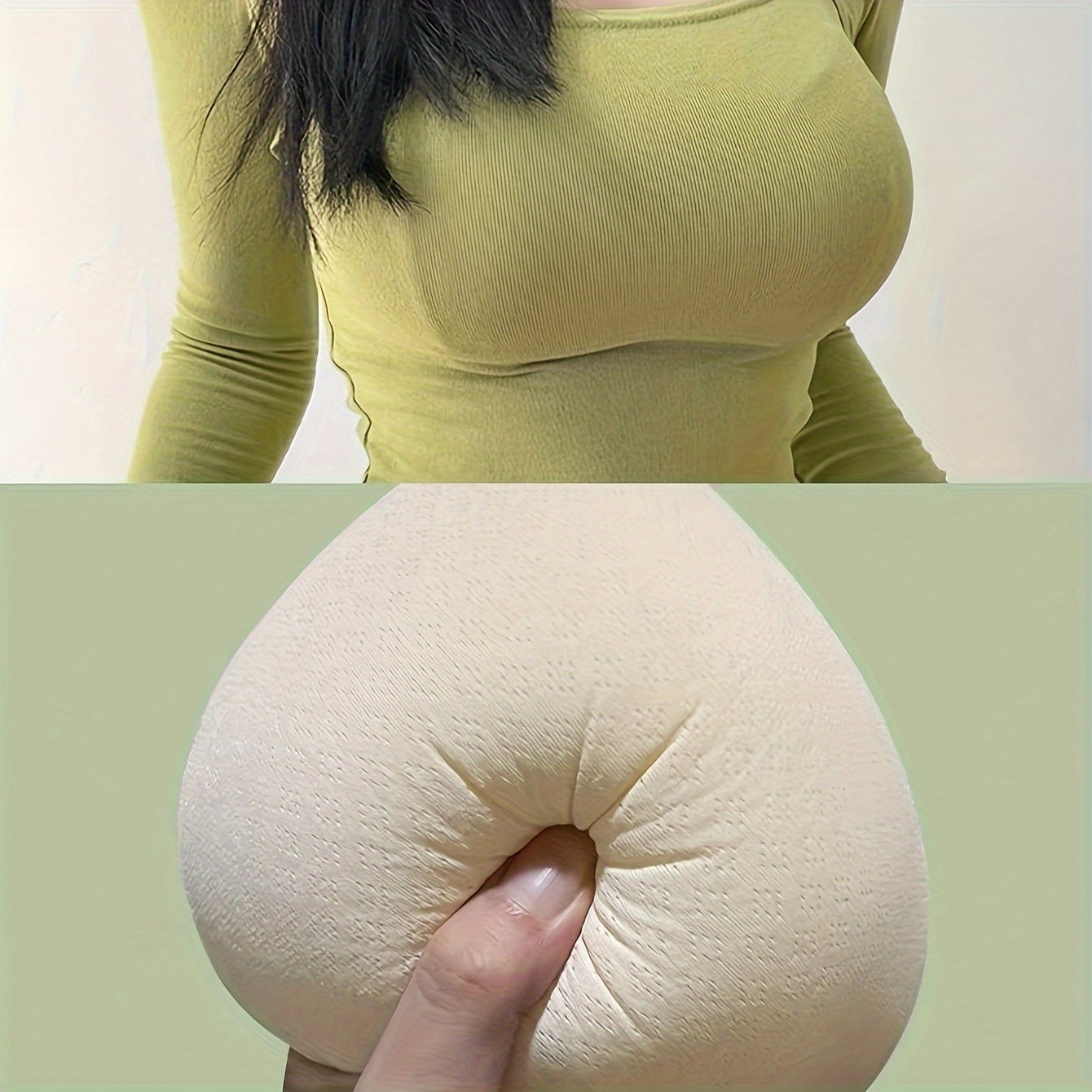 Thick Latex Bra Inserts Reusable Soft Padding for Sports Bras Bikini Tops