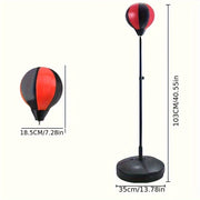 Kids' Adjustable Boxing Punch Bag with Stand, 103cm, Gloves Included, Outdoor Sports Toy