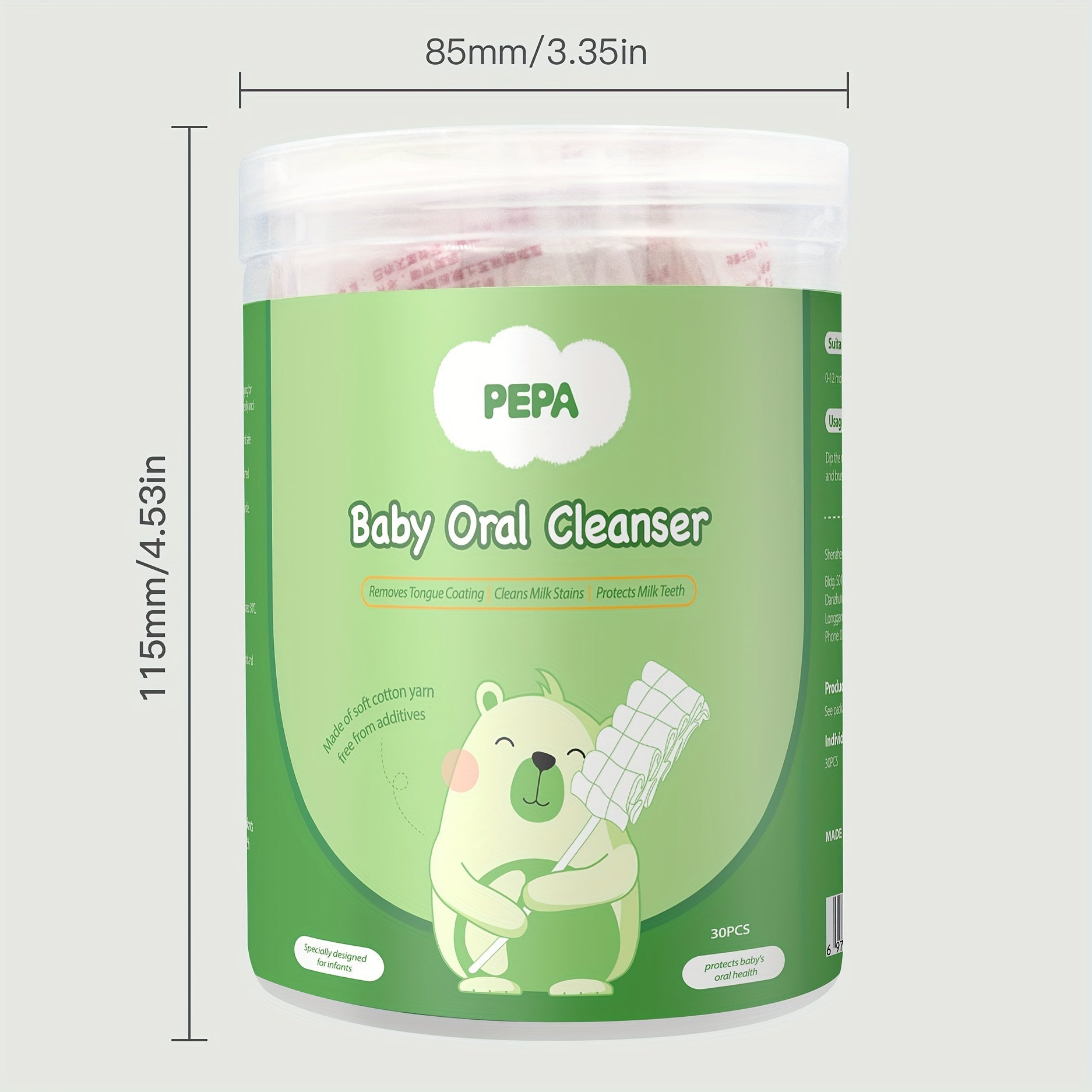 Baby Oral Hygiene Cloth for Babies Tongue Cleaning Soft Gauze Cloth Gift