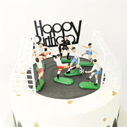 9-Piece Football Team Cake Topper Set for Birthday Parties and Winter Celebrations