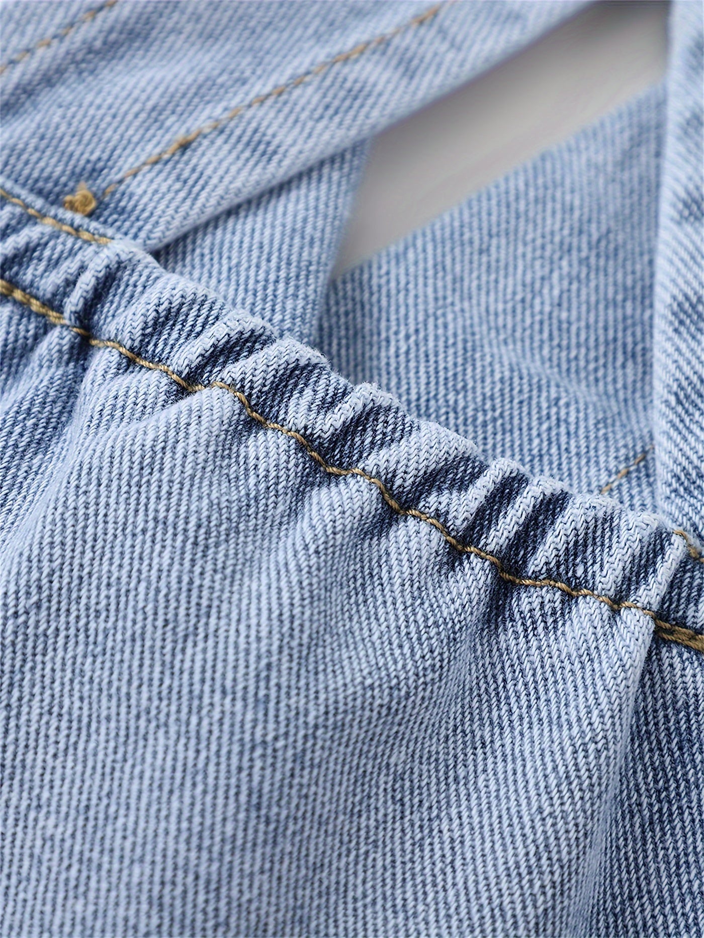 Chaleco de mezclilla para mujer, corto, sin mangas, lavado azul, casual, primavera y verano