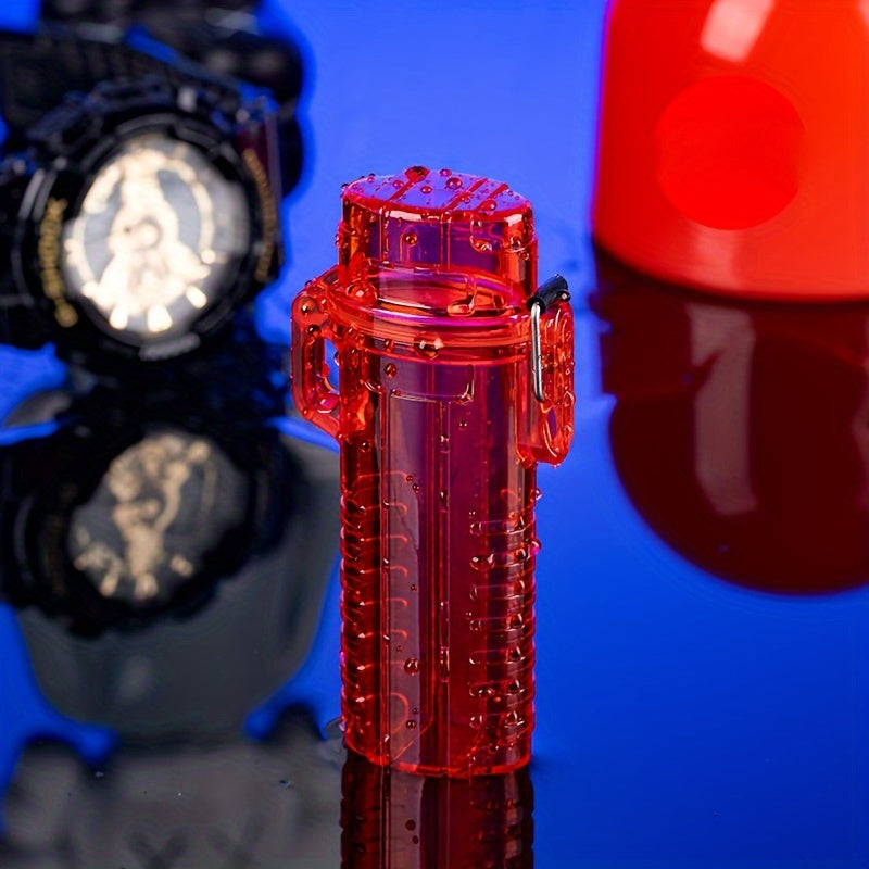 s: Suv o'tkazmaydigan sham yoqadigan saqlash qutisi, sayohat va ochiq havoda foydalanish uchun portativ himoya