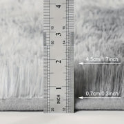 Ultra-Soft PV Velvet Shag xona uchun gilam, yotoqxona, yuvish uchun yopishqoq bo'lmagan, dog'ga chidamli