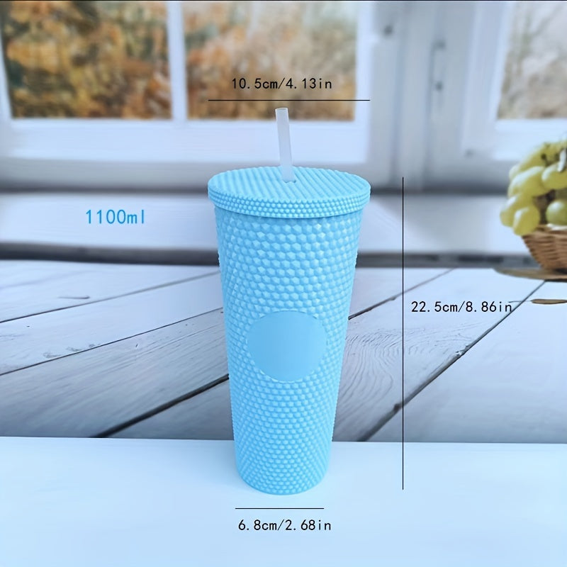 Juego de 3 tazas de pajilla de viaje de gran capacidad para niños con fácil transporte