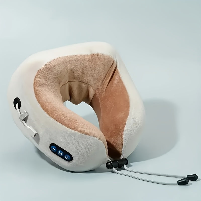 Elektr U-shaklidagi bo'yin massaj qiluvchi yostiq, dam olish uchun mo'ljallangan, turli sharoitlarda foydalanish mumkin. Ajoyib Onalar kuni sovg'asi, USB orqali zaryadlanadigan batareya va ≤36V ishlash voltaji bilan birga keladi.