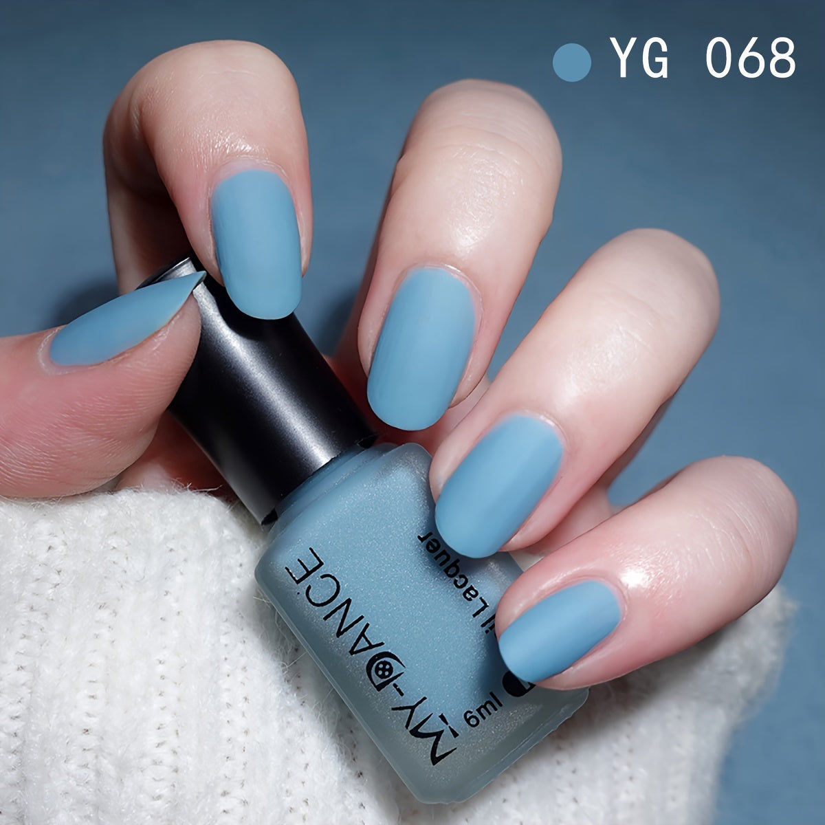 Women Velvet Matte Nail Polish 6ml Multi-Color Long-Lasting Frosted