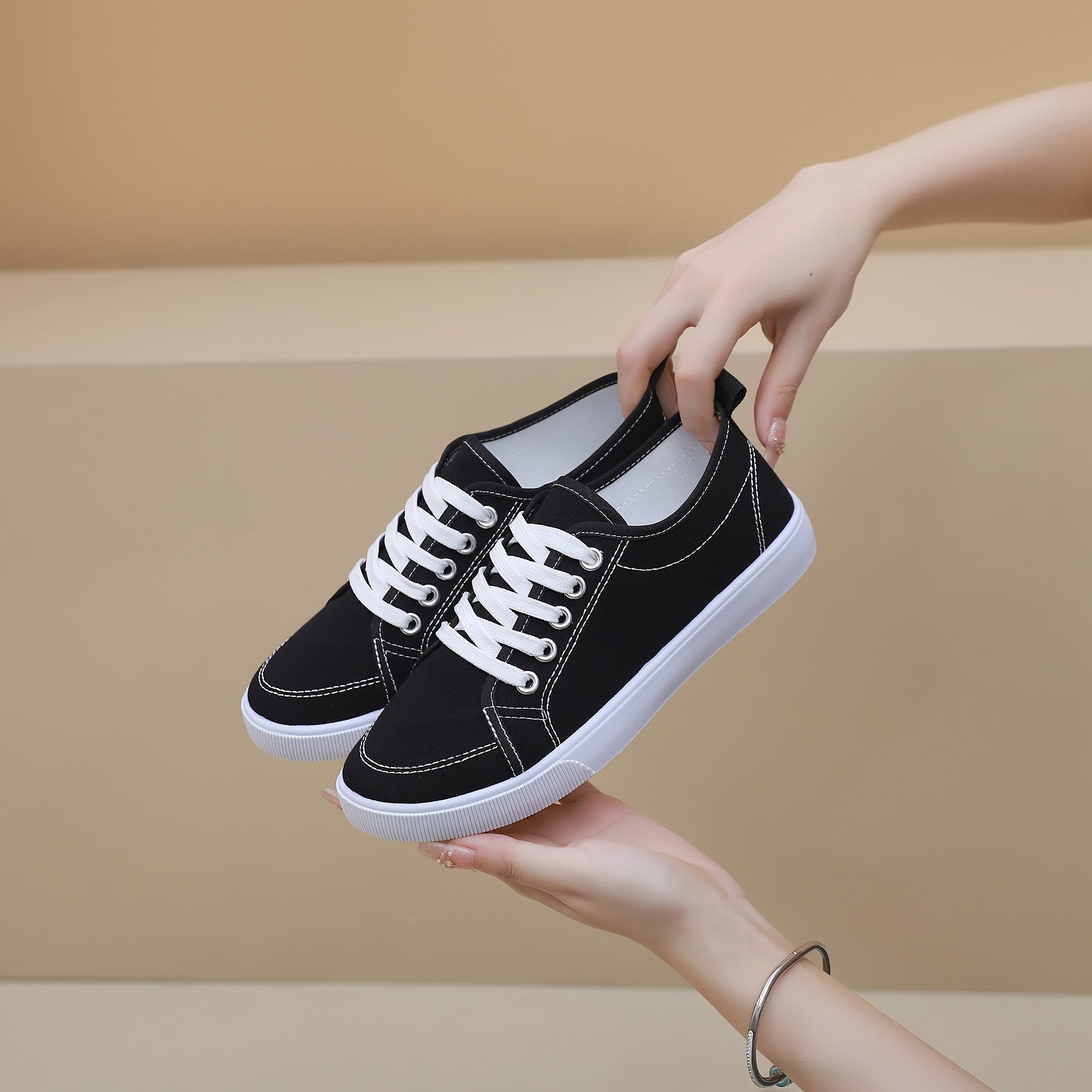 Women's Breathable Flat Slides Casual Slip-On Sneakers for Spring Summer Autumn