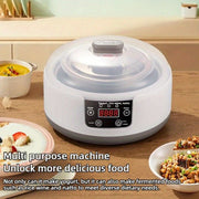 1.2L Electric Yogurt Maker with Probiotic Function LED Display Timer White