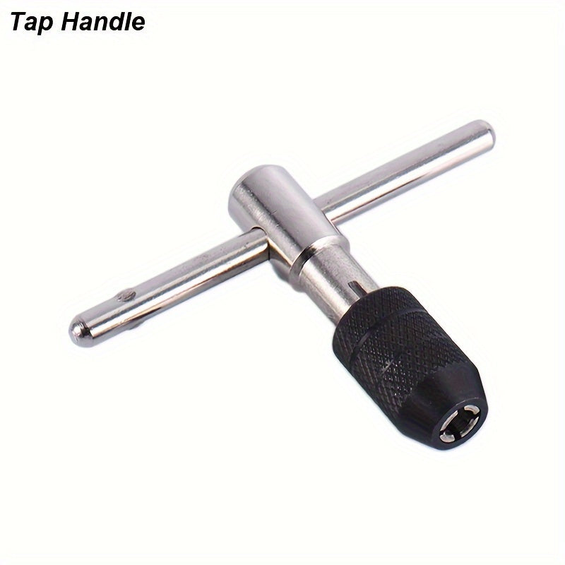Adjustable Metal Tap Wrench Set for M3 to M8 Threads Hand Tool for Metal and DIY Repairs