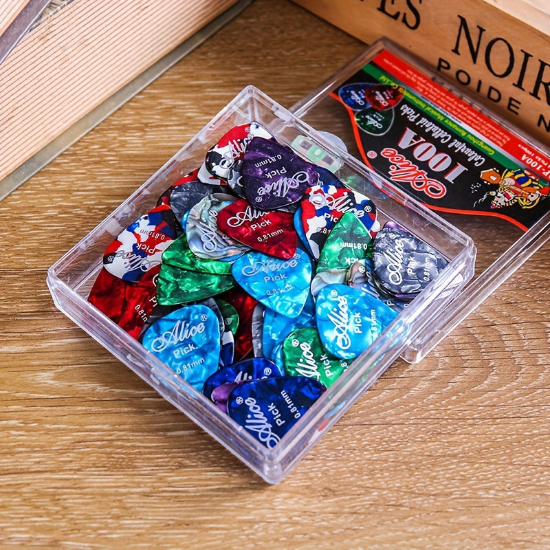 Guitar Picks Celluloid Assorted Thickness for Acoustic and Electric Guitars