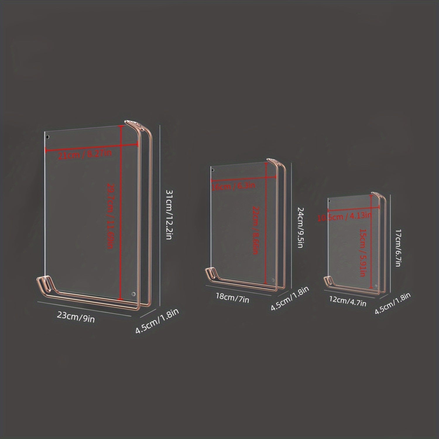 Black Metal Photo Frame with Acrylic Glass Adjustable for 4x6 6x8 A4 Photos for Home Wedding Decor