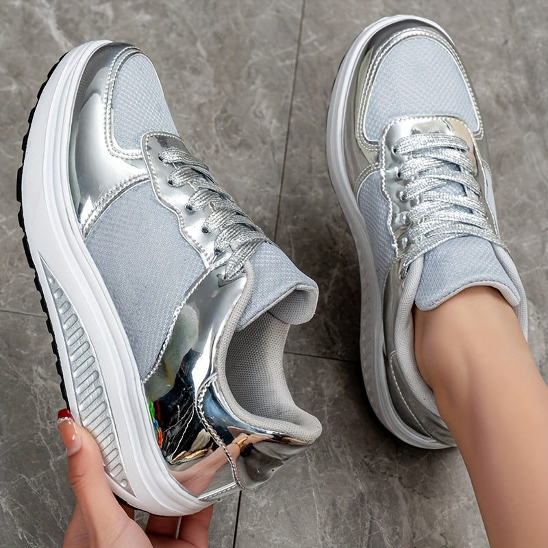 Women’s Fashion Sneakers with Thick Platform Sole All-Season Casual and Sport Shoes