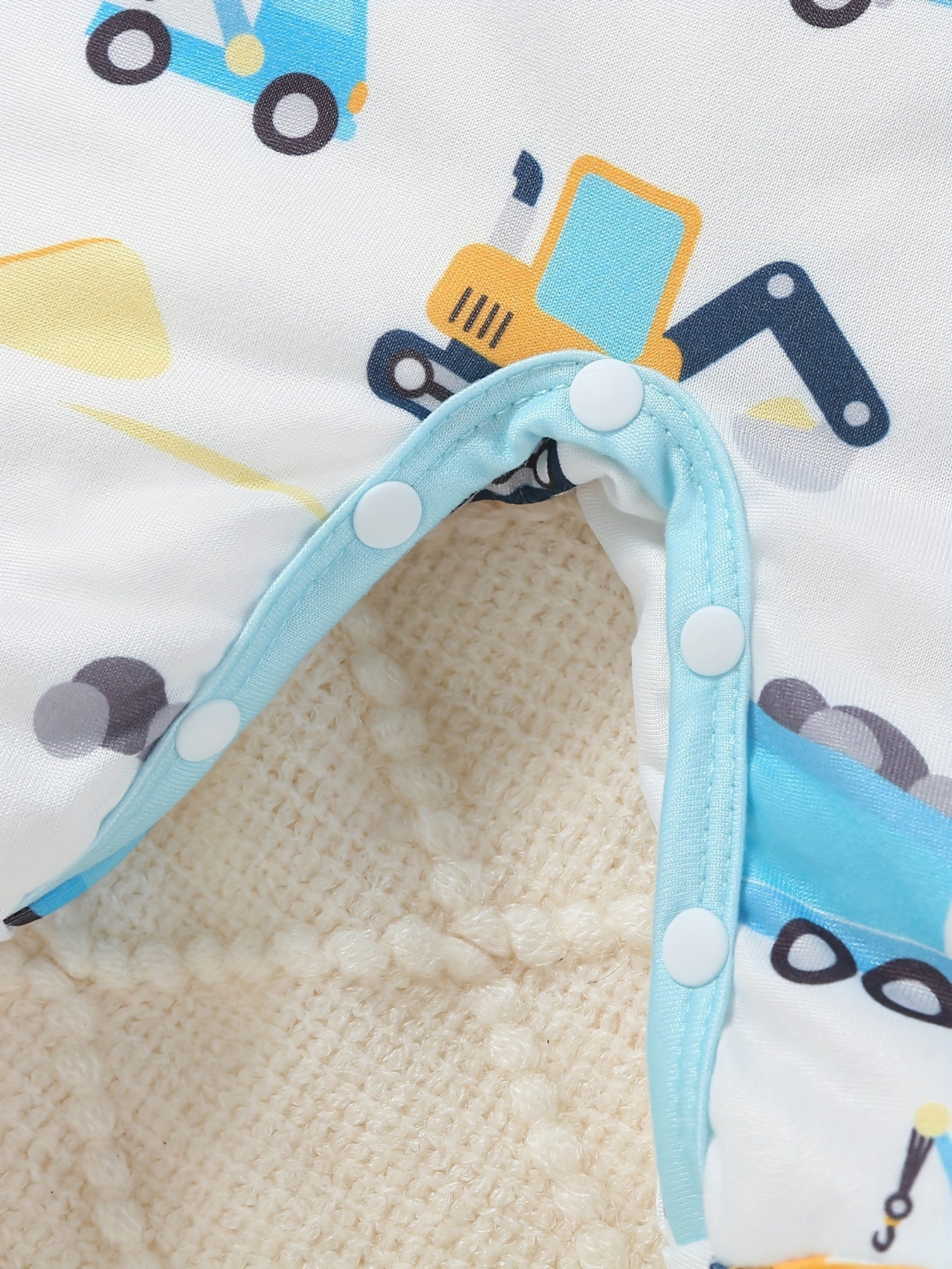 Комплект для новорожденных 9 предметов: бодик с длинным рукавом, обертка, шапка-кролик с мультяшными принтами и полотенце для слюнявки