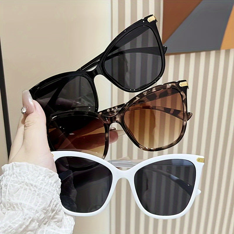 Crossbody Fashion Sunglasses for Women Rice Cat Eye Summer Travel Party Street Style