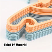 Newborn Baby Hangers Set of 10 Durable PP Material with Bow Storage for Children 0-10 Years