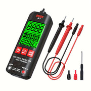 Digital Multimeter with Non-Contact Voltage Tester and Flashlight for Voltage, Current, Resistance, Temperature